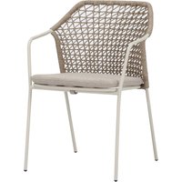 Fauteuil empilable Burano Barths; 58.5x60x83.5 cm (lxPxH); sable; 4 pièce(s) / Lot