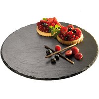 APS Piatto per torta, Ø 32 cm di APS; 32x2.5 cm (ØxH); nero; rotonda