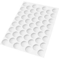 Schneider Placca pasta frolla rotondo, liscio; 58x39x5.3 cm (LxLxØ); bianco
