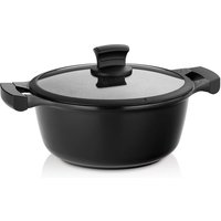 kela Cocotte Stella Nova en fonte d'aluminium; 24x11 cm (ØxH); noir; rond(e)