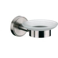 Portasapone Marbea in acciaio inox 18/10 kela; 11x3.5 cm (LxH); argento; rotonda