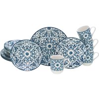 CreaTable Fresco blue WL - Servizio combinato 16 pezzi; blu