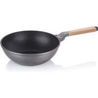 kela Wok Vitana en fonte d'aluminium; 5 l, 10 cm (H); gris; rond(e)