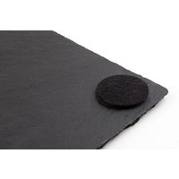 Assiette en ardoise naturelle APS; GN 1/1, 53x32.5x1 cm (LxlxH); noir; rectangulaire