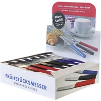 30x Schneider Couteau à petit-déjeuner; rouge/bleu/noir; 30 pièce(s) / Lot