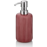 Distributeur de savon Ava, céramique kela; 0.35 l, 7.5x17.5x7.5 cm (lxHxP); rouge