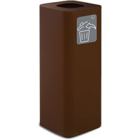 Cestino per rifiuti Pure 60 STIL CASA; 60000 ml, 31.2x31.2x82.5 cm (LxLxH); marrone ruggine; rettangolare