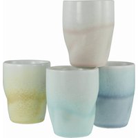 Mug 4 pièces Squeezy CreaTable; 30 cl, 8.5x8.5x8.5x11 cm (LxlxØxH); multicolore; 4 pièce(s) / Lot