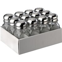 12x APS Spargitore multiuso; 4x4x10 cm (LxØxH); argento/trasparente; 12 pz. / Pacco