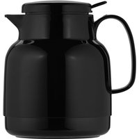 Brocca termica da 1,0 l nera con pulsante helios; 1000 ml, 19.4 cm (H); nero