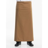 Tablier Chef Camel l100 - L50 cm Chaud Devant; 50x100 cm (Lxl); cognac