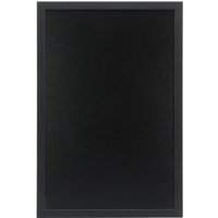 Ardoise murale Woody - bois noir laqué - feutre-craie et kit de montage inclus Securit; 40x60 cm (lxH); noir