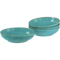 4x CreaTable Set Poké Bowls 4 pièces Nature Collection; 0.95 l, 22.5x6 cm (ØxH); bleu pétrole; rond(e); 4 pièce(s) / Lot
