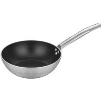Stalgast Wok avec revêtement antiadhésif OnSet; 5.3 l, 32x9.5 cm (ØxH); argenté