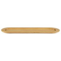 Vassoio Serve* Tray in bambù, laccato helios; 42.5x12.5 cm (LxL); marrone; ovale