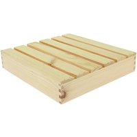 Planchette caillebotis Venicia 30x28x6 cm Prolinea; 28x6x30 cm (lxHxP); beige; 4 pièce(s) / Lot