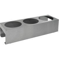 Schneider Supporto rotondo per dosatori; 40x12x10 cm (LxLxH); acciaio inox