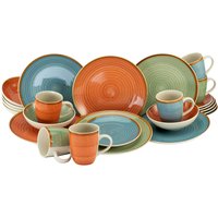 Service combiné 24 pièces Country CreaTable; multicolore