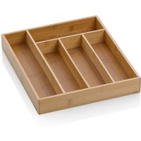 Range-couverts Kalma en bambou kela; 30x34x5 cm (LxlxH); brun clair