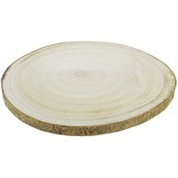 Rondin rond Prolinea; 35x2x35 cm (lxHxP); beige; 12 pièce(s) / Lot