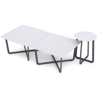 Set de 3 tables basses Fellow Barths; 180 cm (L); anthracite