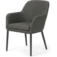 Chaise extérieure avec accoudoirs Belfort Barths; 53x53x86 cm (lxPxH); Assise gris, Structure gris; 2 pièce(s) / Lot