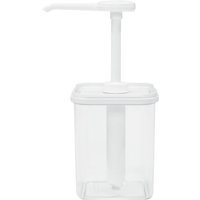 Schneider Dispenser salse quadrato; 1 l, 11x11x13 cm (LxLxH); bianco