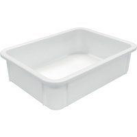 Contenitore impasto pizza Schneider; 10000 ml, 40x30x10 cm (LxLxH); bianco