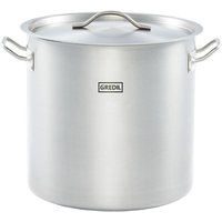 Zuppiera, forma alta serie ECO, incl. coperchio Gredil; 25.7 l, 32x32 cm (ØxH); argento