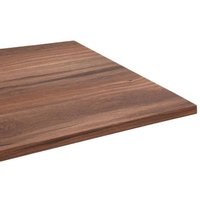 Plateau de table carré, décor bois RestooTab; 60x60 cm (Lxl); chêne fumé; carré(e)