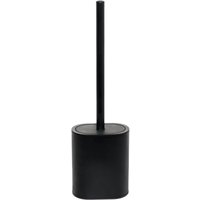 Scopino per WC in silicone Sana CORBY; 7x11.5x39 cm (LxLxH); nero