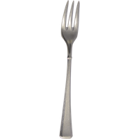 Fourchette à gâteau LEONARDO Stone Washed / Aspect vintage Pintinox; 16.7 cm (L); argenté; 12 pièce(s) / Lot