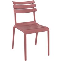 Chaise Sorgues Ligne CHR; 59x50x84 cm (lxPxH); rouge