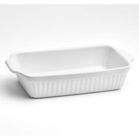 6x van Well Plat à gratin rainuré 30 x 16 x 6,5 cm; 460 cl, 36x20.2x7.5 cm (LxlxH); blanc; rectangulaire; 6 pièce(s) / Lot
