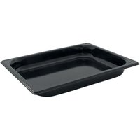 Schneider Teglia da forno gastronorm 1/2; GN 1/2, 32.5x26.5x4 cm (LxLxH); nero; rettangolare
