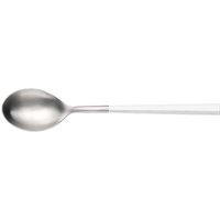 Cucchiaino da tè HIVE Satin Forgiato manico ABS Azzurro Pintinox; 15 cm (L); bianco; 12 pz. / Pacco