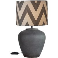 Lampada da tavolo Lilly PR Home; 43x25x43 cm (LxLxH); grigio