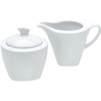 CELEBRAZIONE - Set di 2 pezzi per latte e zucchero CreaTable; bianco