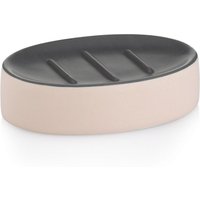 Porte-savon Matsi en céramique kela; 8.5x3 cm (lxH); rose; ovale