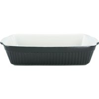 CreaTable Plat à gratin rectangulaire Classic Black & White; 250 cl, 34x20x7.5 cm (LxlxH); multicolore; rectangulaire