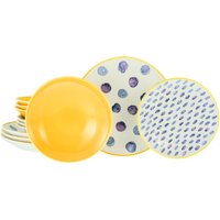 CreaTable Maisie Bunt - Set d'assiettes 12 pcs.; multicolore
