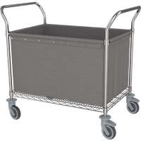 Chariot à linge 110 litres QUATRO; 61x109 cm (lxH); chromé/anthracite