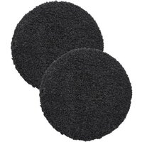 Coussin de chaise Teddy Svanefors; 38x38x4 cm (lxLxH); noir; uni; 2 pièce(s) / Lot