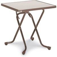 Tavolo pieghevole rettangolare Barths; 67x67x73 cm (LxLxH); marrone; quadrata