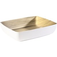 APS Saladier Frida; Dimensions GN 1/2, 4 l, 32.5x26.5x7.5 cm (LxlxH); blanc/érable; rectangulaire