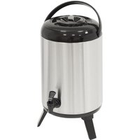 Distributeur de boissons isotherme Stalgast; 9.5 l, 23x41 cm (ØxH); argenté/noir