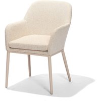 Chaise extérieure avec accoudoirs Belfort Barths; 53x53x86 cm (lxPxH); Assise sable, Structure sable; 2 pièce(s) / Lot