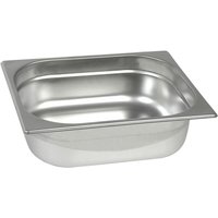 Contenitori gastronorm in acciaio inox serie BASIC Stalgast; GN 1/2, 2 l, 32.5x26.5x4 cm (LxLxP); argento