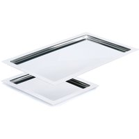 APS Plateau de présentation Flex; GN 1/1, 53x32.5x2 cm (LxlxH); argenté; rectangulaire