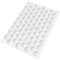 Schneider Placca per pasta frolla rotonda dentellata; 58x39x4.5 cm (LxLxØ); bianco